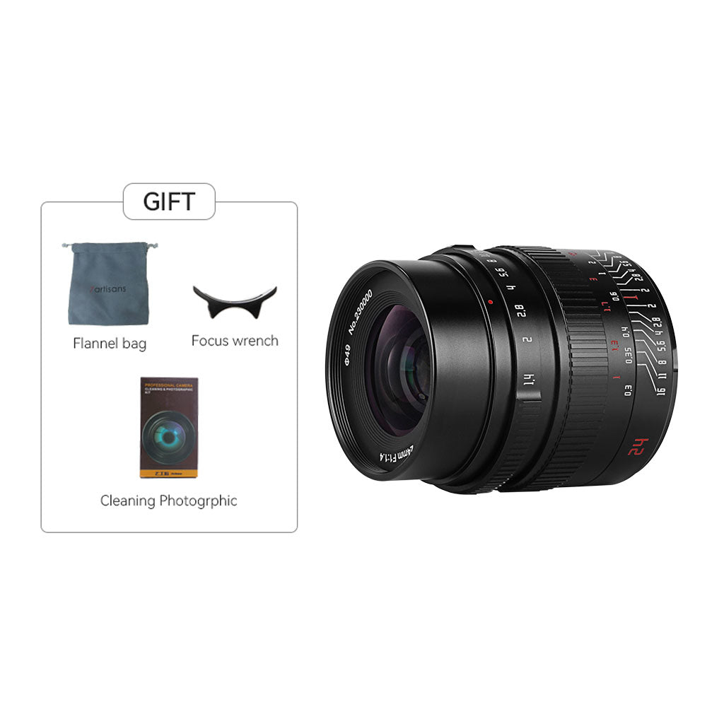 24mm f/1.4 APS-C lens for FX/E/M43/EOS-R/Z