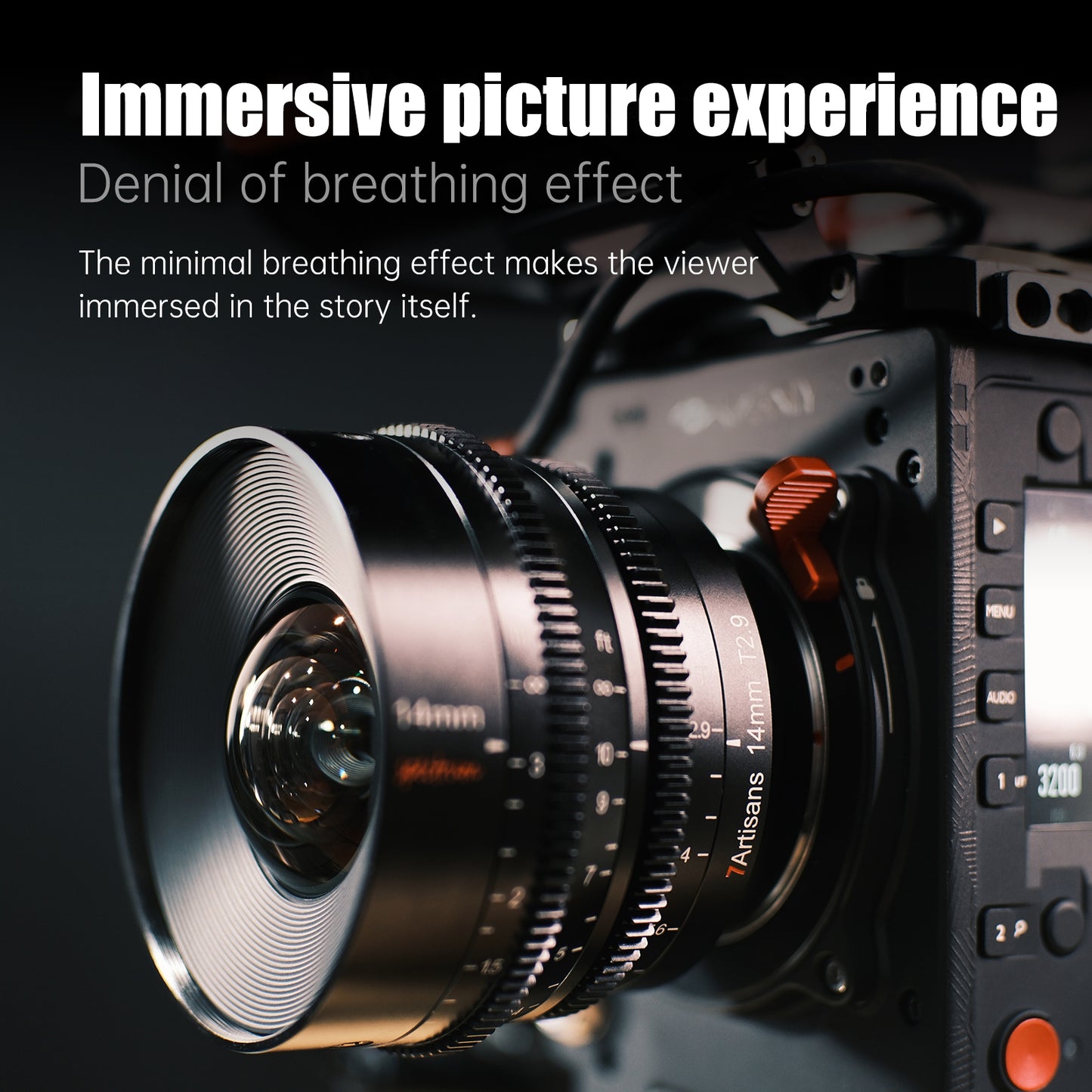MF 14mm T2.9 Full Frame Cine Lens For E/EOS-R/Z/L