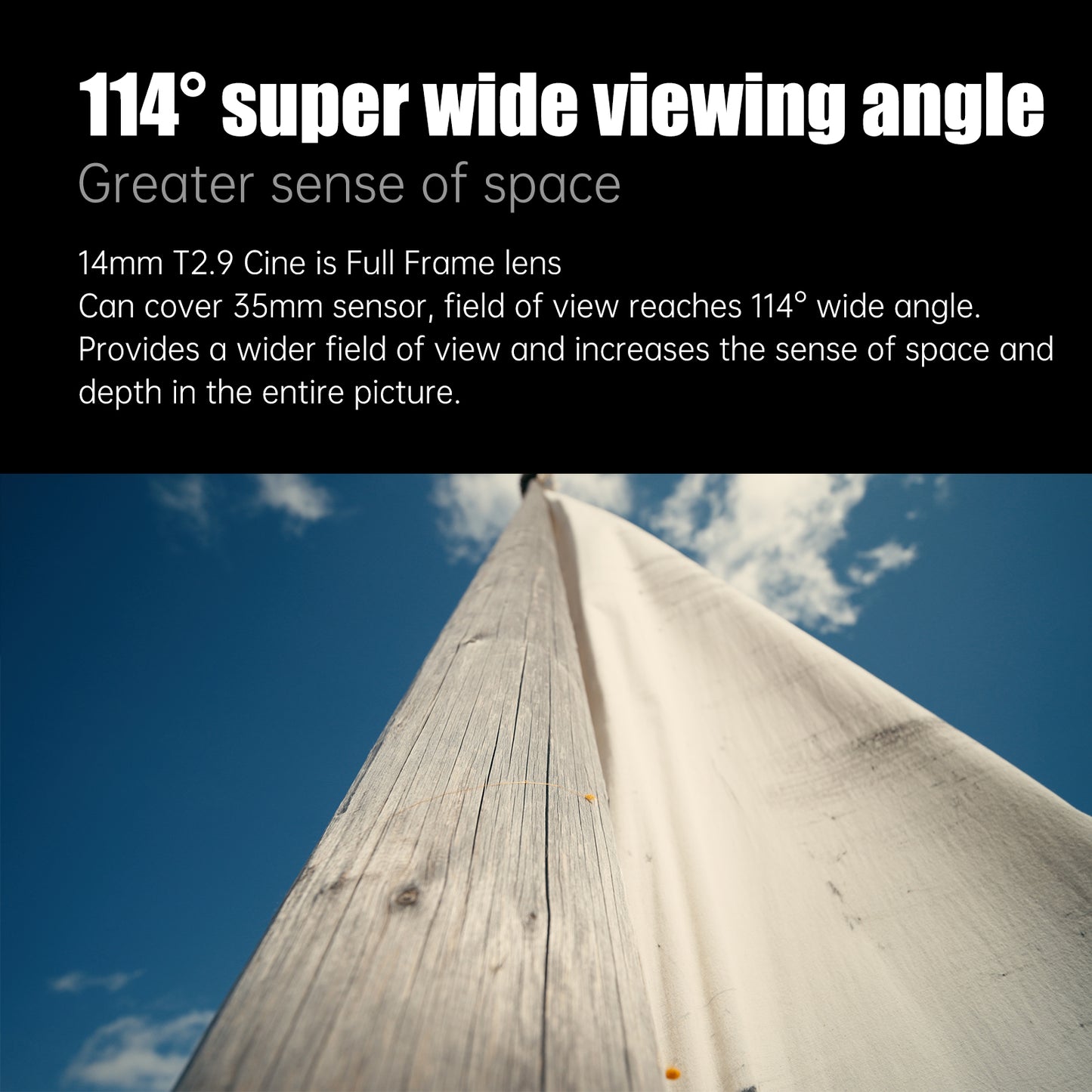 MF 14mm T2.9 Full Frame Cine Lens For E/EOS-R/Z/L