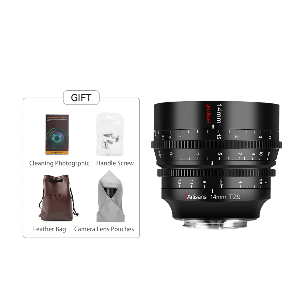 MF 14mm T2.9 Full Frame Cine Lens For E/EOS-R/Z/L