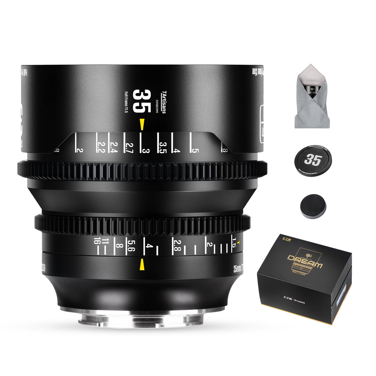 MF 35mm/50mm/75mm T1.5 Full Frame Cine Lens for E/L/Z/RF