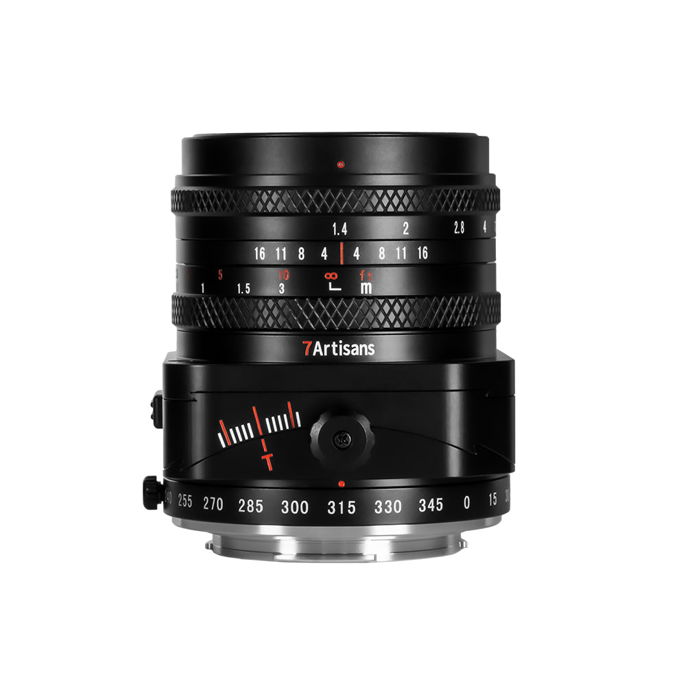 50mm F1.4 APS-C Tilt lens for E (Full-frame and APS-C)/FX/M43