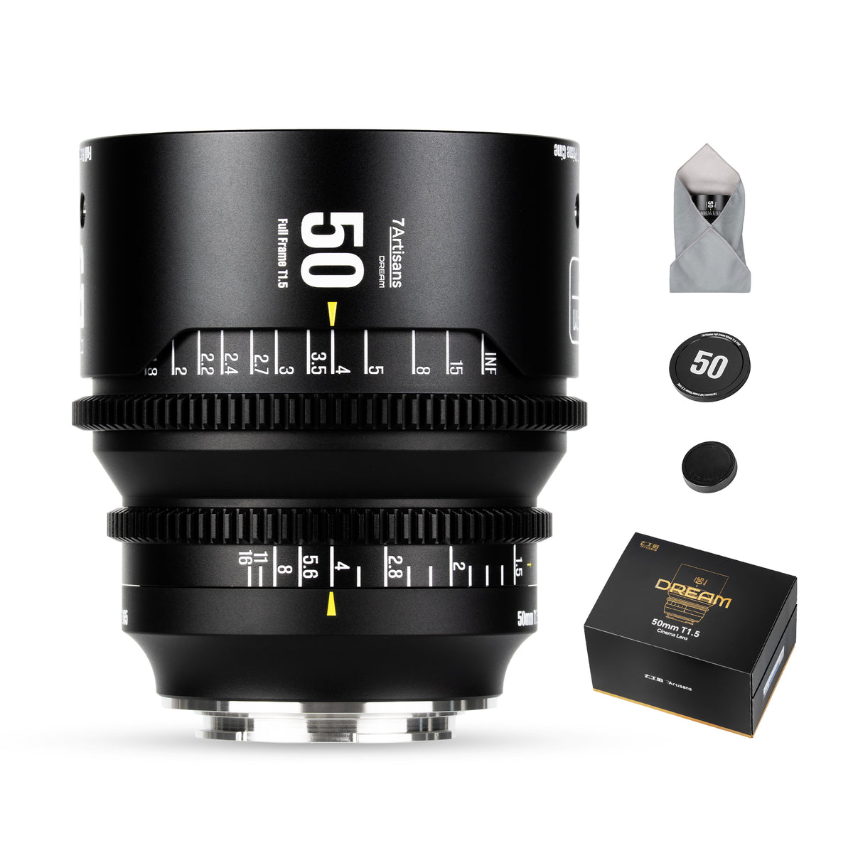 MF 35mm/50mm/75mm T1.5 Full Frame Cine Lens for E/L/Z/RF