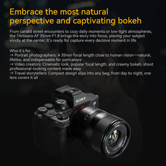 AF 35mm F1.8 Full-frame Lens for E/Z/L