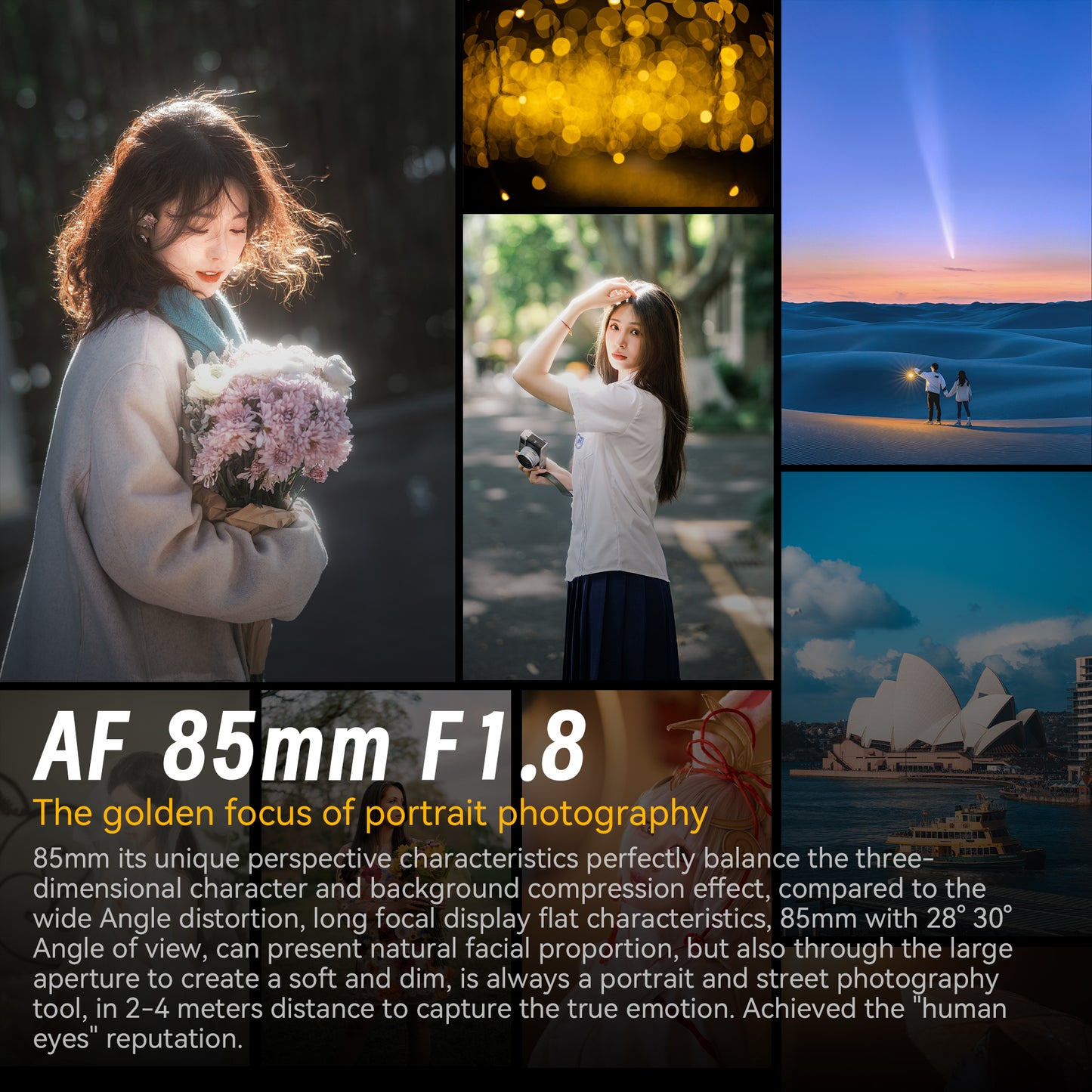 AF 85mm F1.8 Full-frame Lens for L