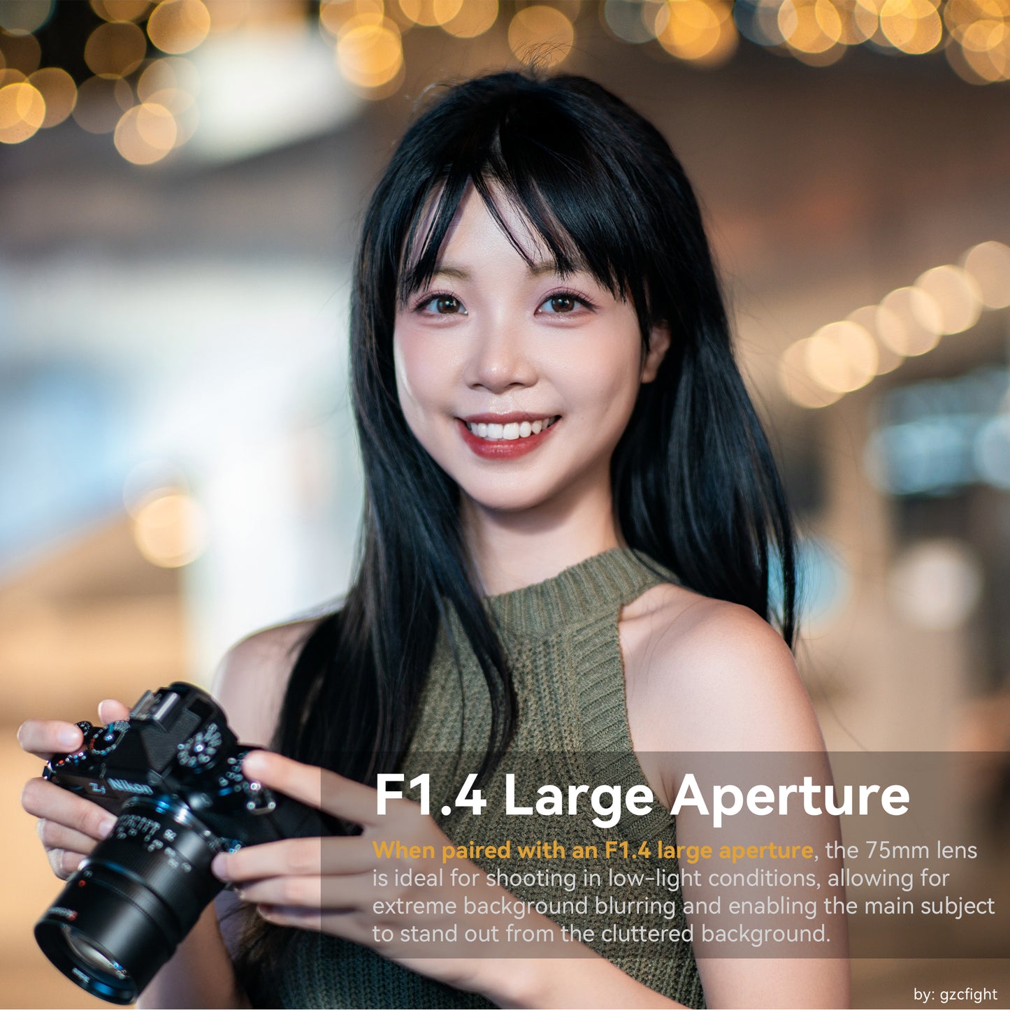 75mm f/1.4 Full-frame Lens for Sony E/Canon EOS-R/Nikon Z/ Panasonic L LUMIX S