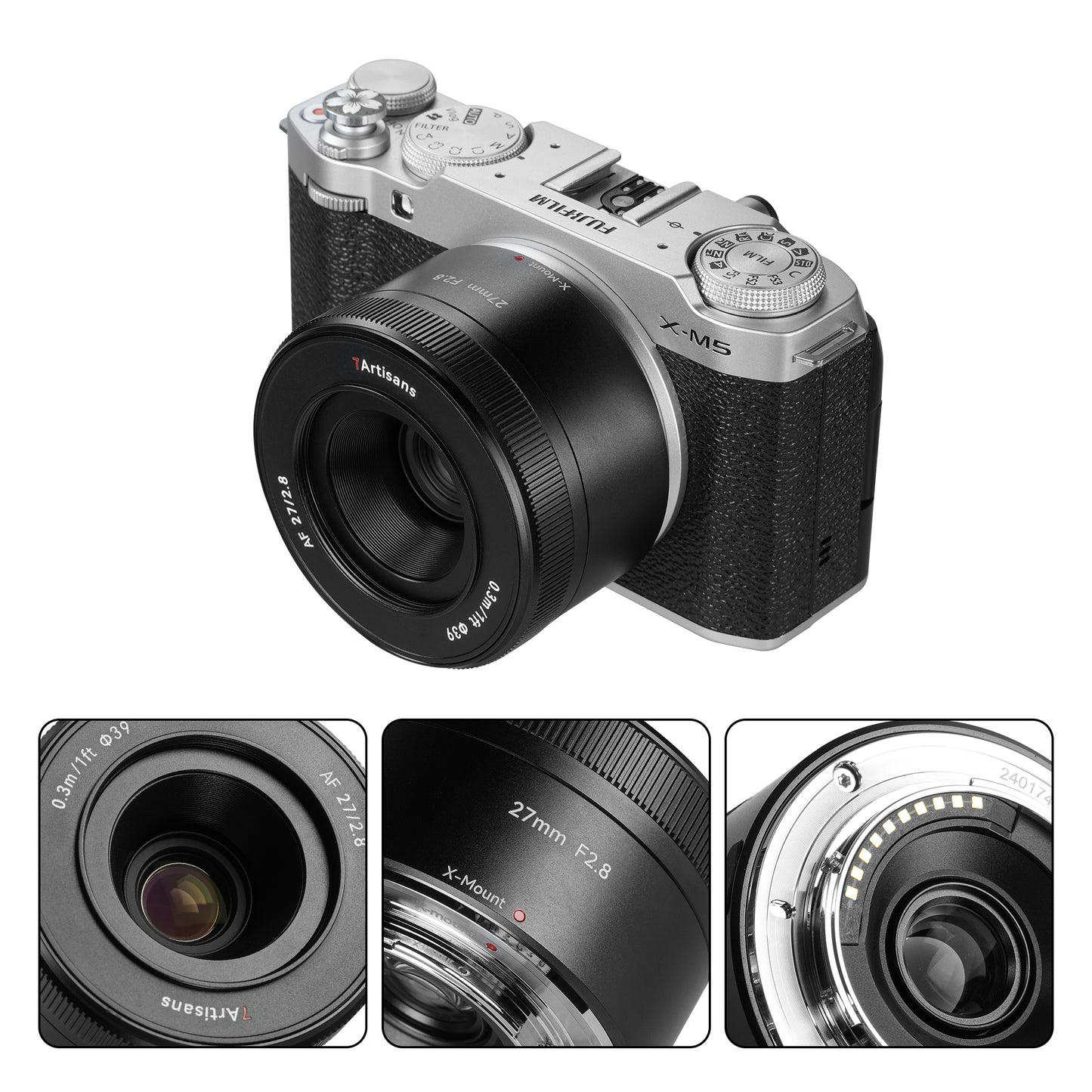 AF 27mm F2.8 APS-C Lens for FX