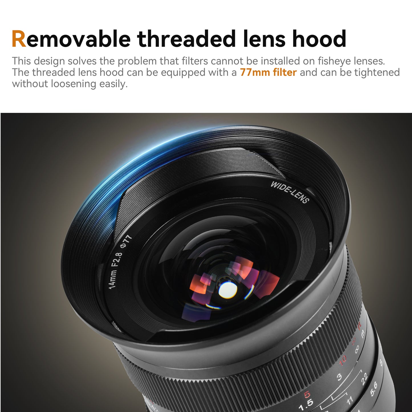 14mm f/2.8 Full-frame Wide Angle Lens for Sony E/Canon EOS-R/Nikon Z/ Panasonic L LUMIX S
