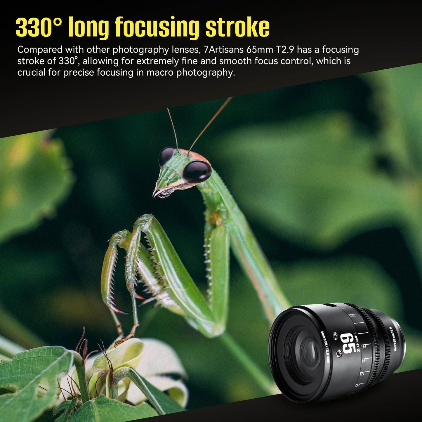 65mm T2.9 Full Frame Macro Cine Lens for Sony E/Nikon Z/Canon EOS-R