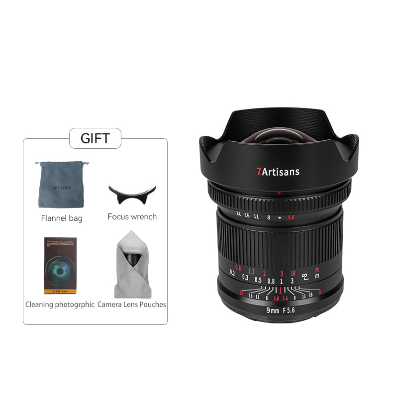 9mm f/5.6 Full-frame Wide-angle lens for E/L/R/Z(Rear ND Filter)
