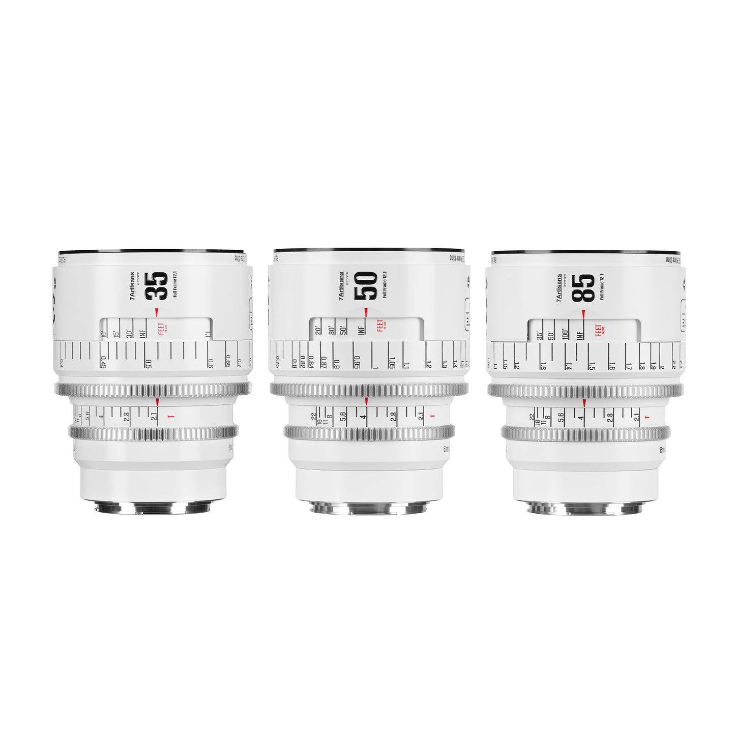 MF 16/ 24/ 35/ 50/ 85/ 105/ 135mm T2.1-2.5 Full Frame Cine Lens for EF/PL