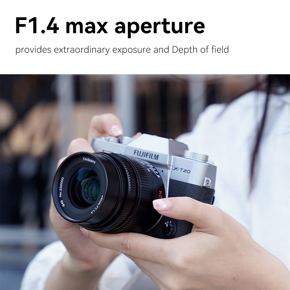 24mm f/1.4 APS-C lens for FX/E/M43/EOS-M/EOS-R/Z