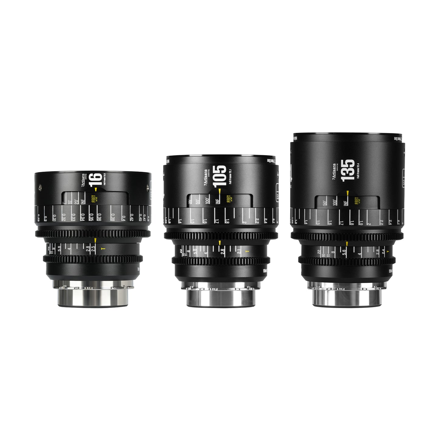 16/ 24/ 35/ 50/ 85/ 105/ 135mm T2.1-2.5 Full Frame Cine Lens for EF/PL