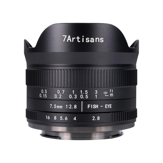 MF 7.5mm f/2.8 Mark II APS-C lens for E/EOS-R/FX/M43/Z