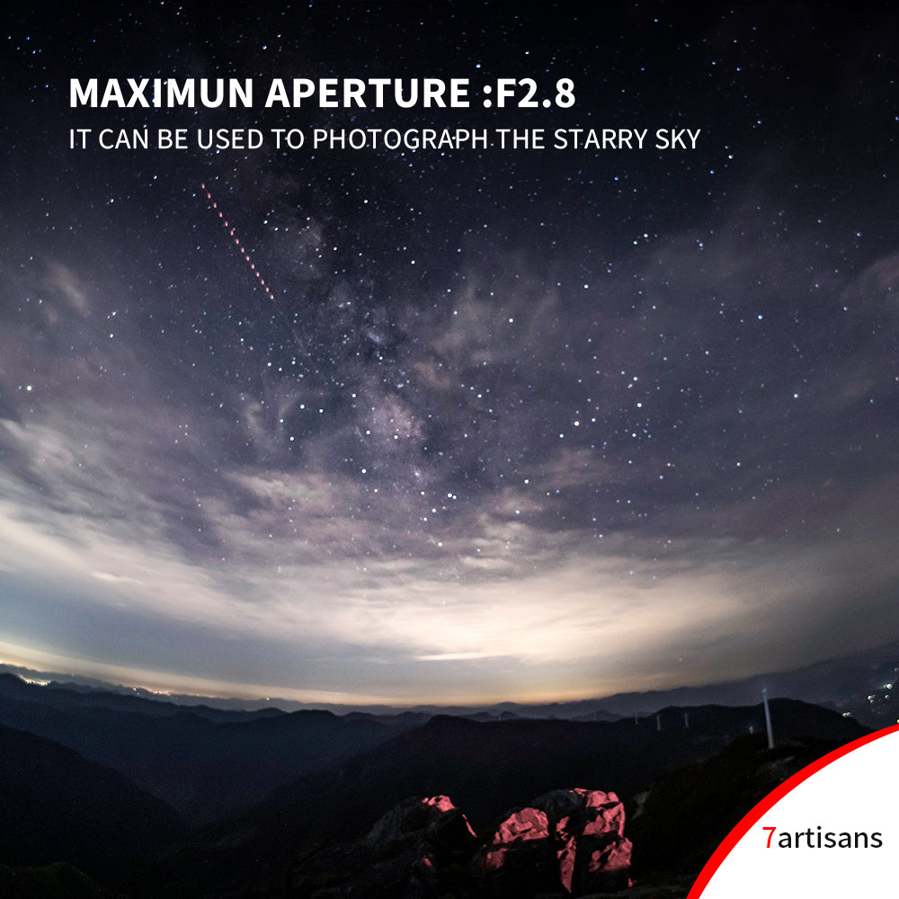 MF 10mm f/2.8 Full-frame fisheye lens for E/L/R/Z/GFX( Medium Format )