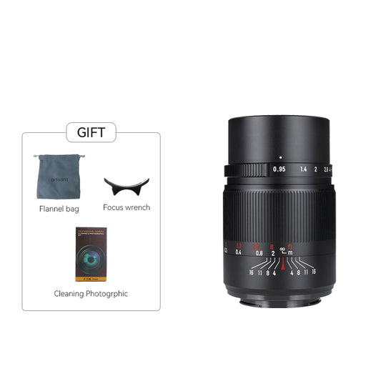 MF 25mm f/0.95 APS-C lens for E/FX/M43/L/R/Z