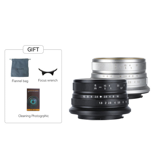 25mm f/1.8 APS-C lens for E/EOS-M/M43/FX/Z