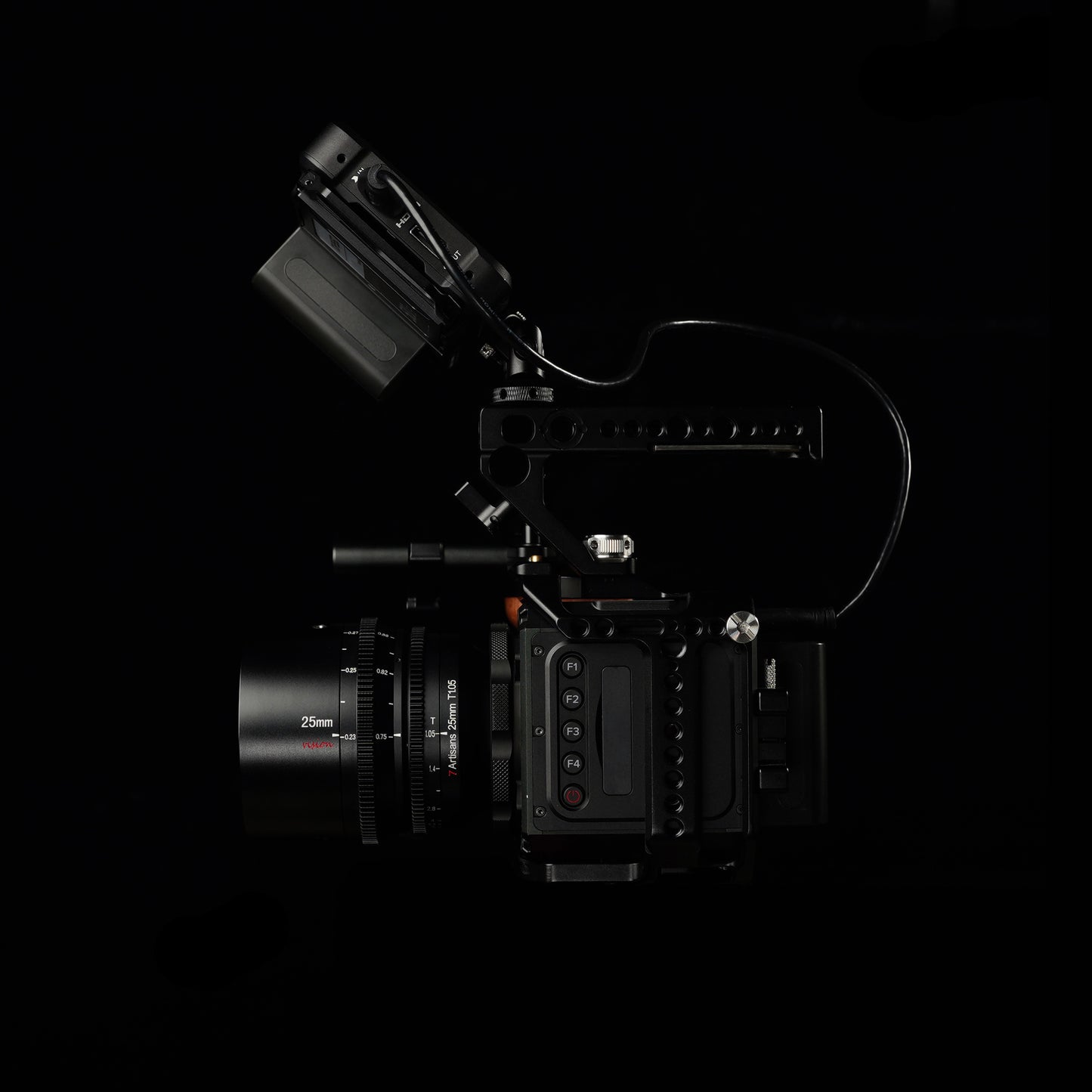 MF 25mm T1.05 APS-C MF Cine Lens for E/FX/M43/EOS-R/L