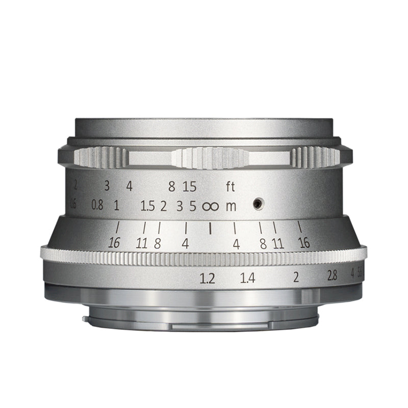 35mm f/1.2 APS-C lens for E/EOS-M/FX/M43