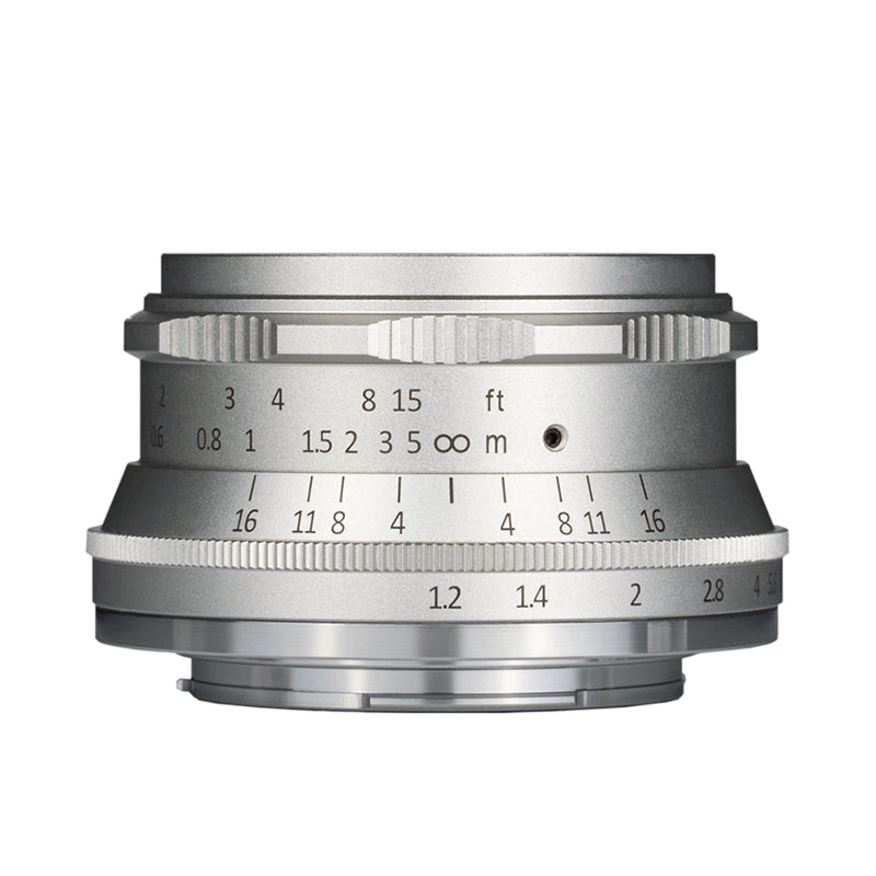 MF 35mm f/1.2 APS-C lens for E/EOS-M/FX/M43