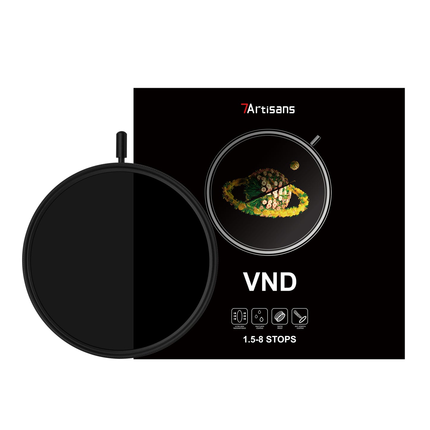8-STOP VARIABLE ND FILTER(58mm-82mm)