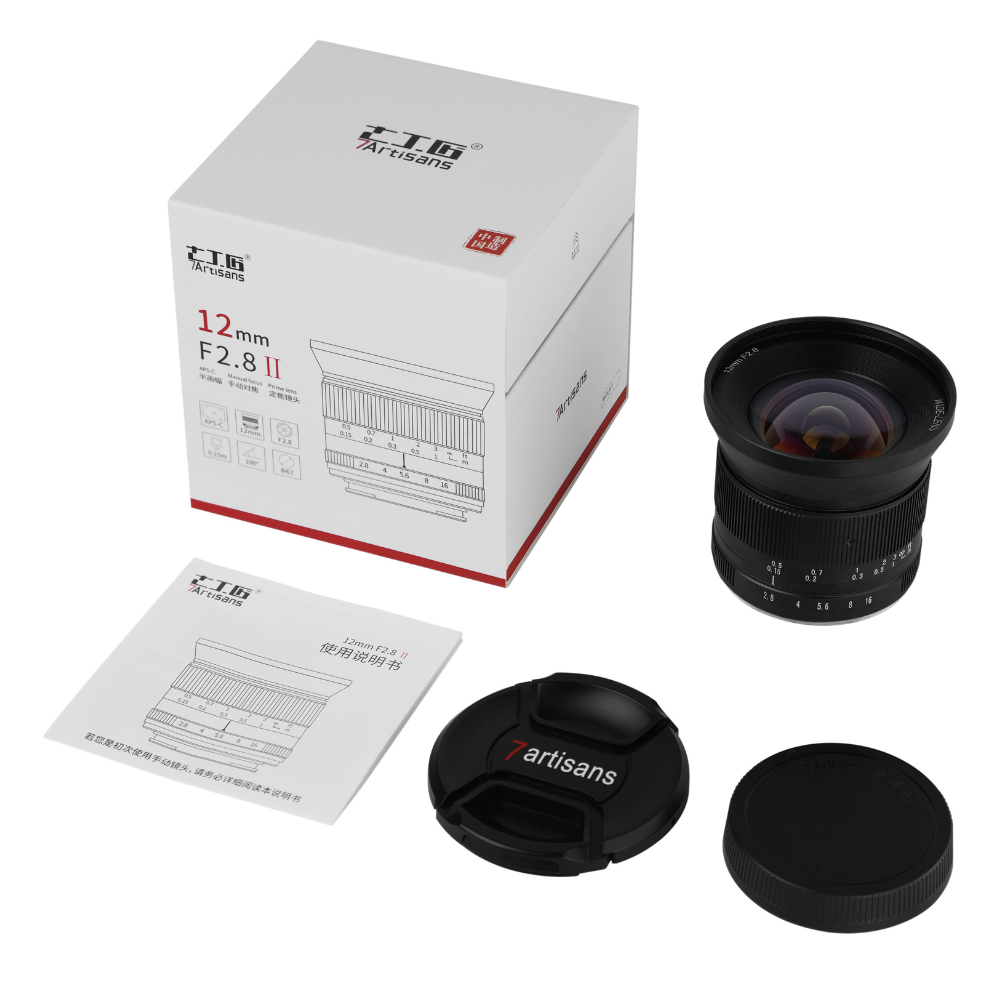 12mm f/2.8 Mark II  APS-C lens for Sony E/EOS-M/EOS-R/Fuji X/Nikon Z/M43