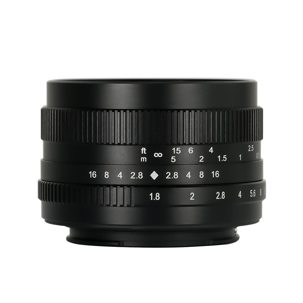 50mm f/1.8 APS-C lens for E/EOS-M/FX/M43