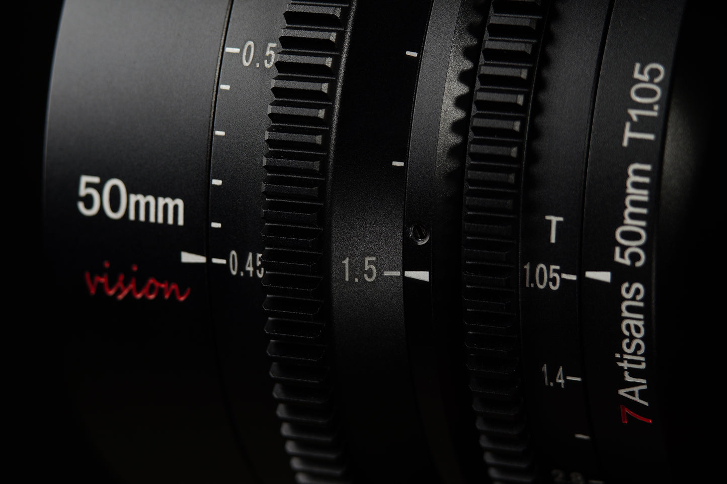 50mm T1.05 APS-C MF Cine Lens for E/FX/M43/EOS-R/L