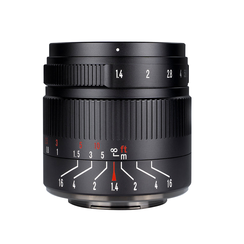 55mm f/1.4 Mark II APS-C lens for E/EOS-M/EOS-R/FX/M43/Z 