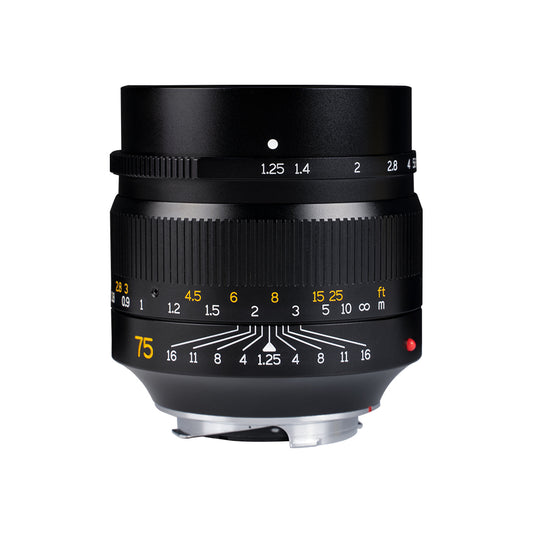 M75mm f/1.25 Full-frame lens for Leica M