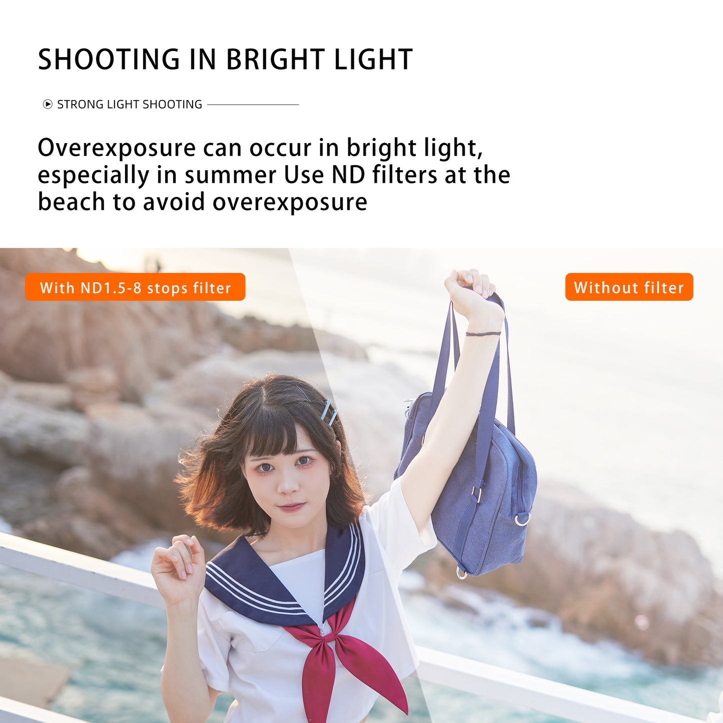 8-STOP VARIABLE ND FILTER(58mm-82mm)