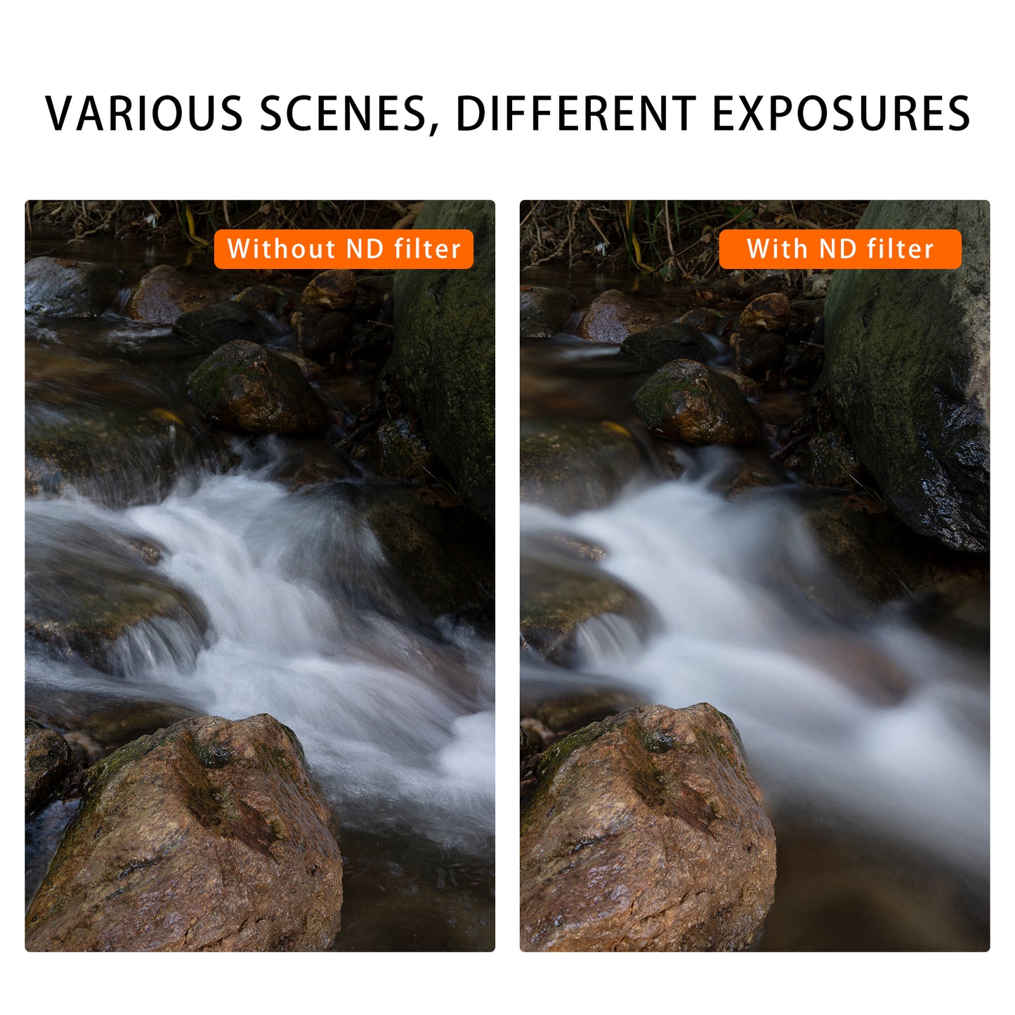 8-STOP VARIABLE ND FILTER(58mm-82mm)