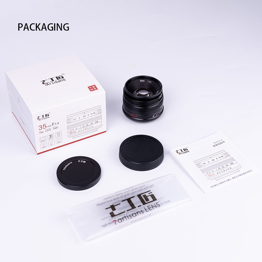 35mm f/1.4 APS-C for E/FX/M43/EOS-R/Z
