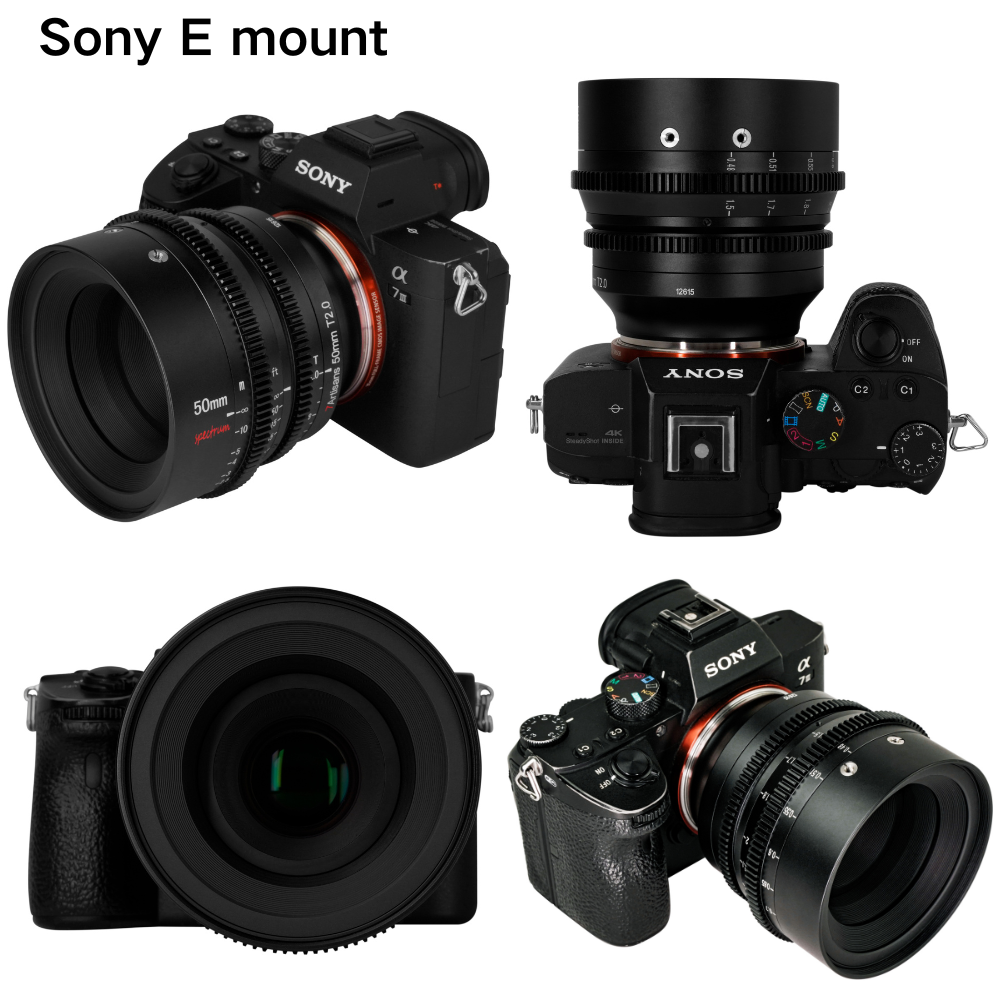 50mm T2.0 Full Frame Cine Lens For E/EOS-R/Z/L