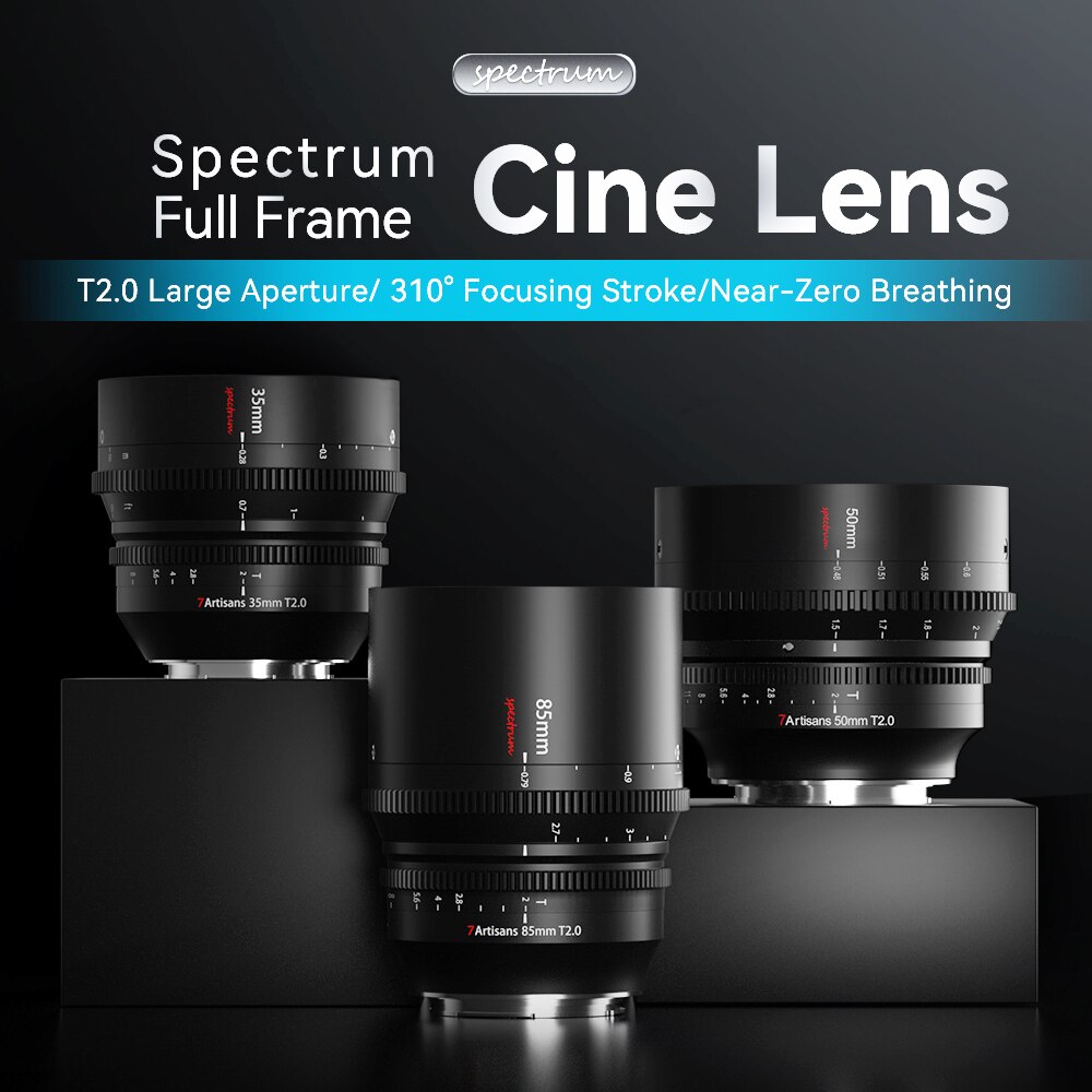 85mm T2.0 Full Frame Cine Lens For E/EOS-R/L/Z