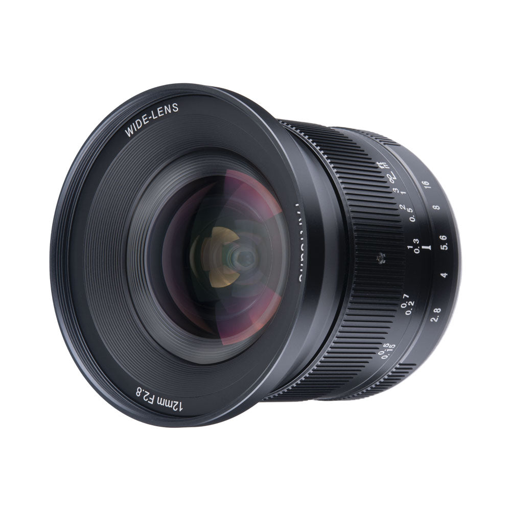 MF 12mm Mark II APS-C lens for Sony E/EOS-R/Fuji X/Nikon Z/M43 Sony E