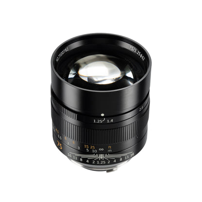 M75mm f/1.25 II Full-frame lens for Leica M