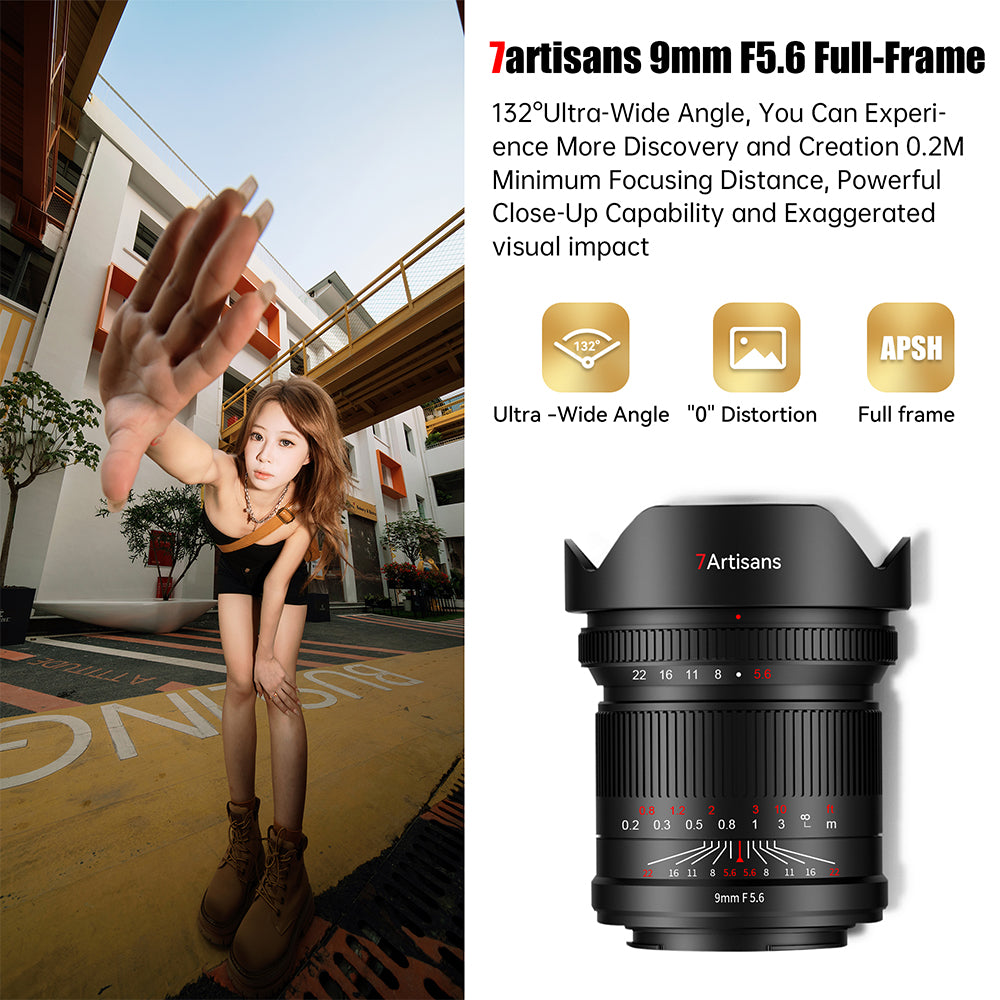9mm f/5.6 Full-frame Wide-angle lens for E/L/R/Z – Official