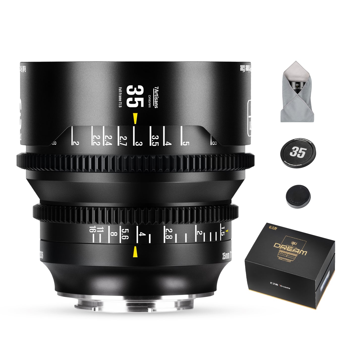 MF 35mm/50mm/75mm T1.5 Full Frame Cine Lens for E/L/Z/RF