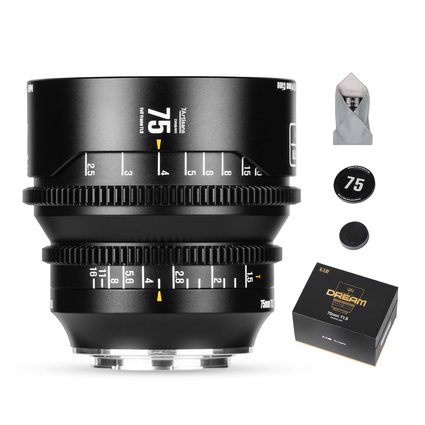MF 35mm/50mm/75mm T1.5 Full Frame Cine Lens for E/L/Z/RF