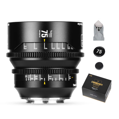 MF 35mm/50mm/75mm T1.5 Full Frame Cine Lens for E/L/Z/RF