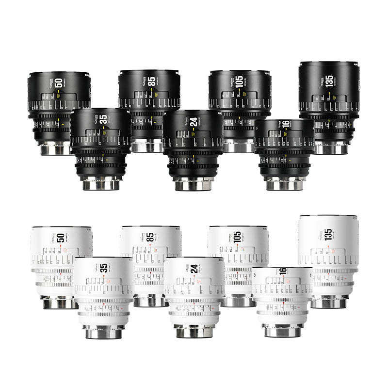 16/ 24/ 35/ 50/ 85/ 105/ 135mm T2.1-2.5 Full Frame Cine Lens for EF/PL