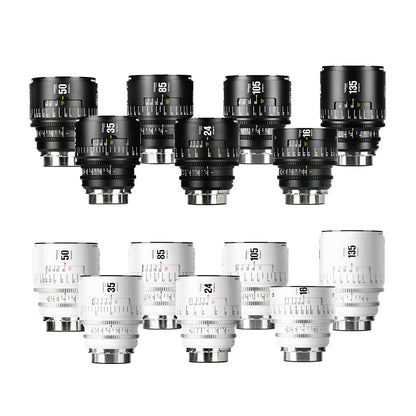 16/ 24/ 35/ 50/ 85/ 105/ 135mm T2.1-2.5 Full Frame Cine Lens for EF/PL