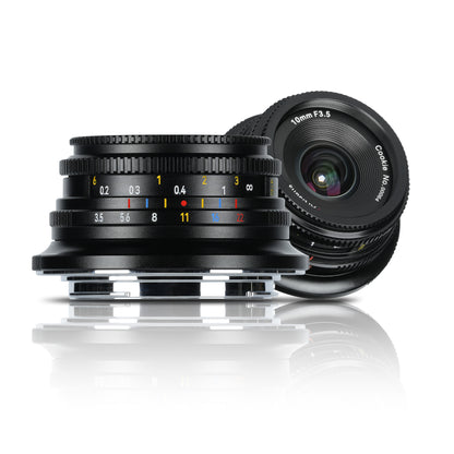 10mm f/3.5 APS-C Ultra Wide Angle Lens for Sony E/Fuji X/Nikon Z/ Panasonic/Olympus M43
