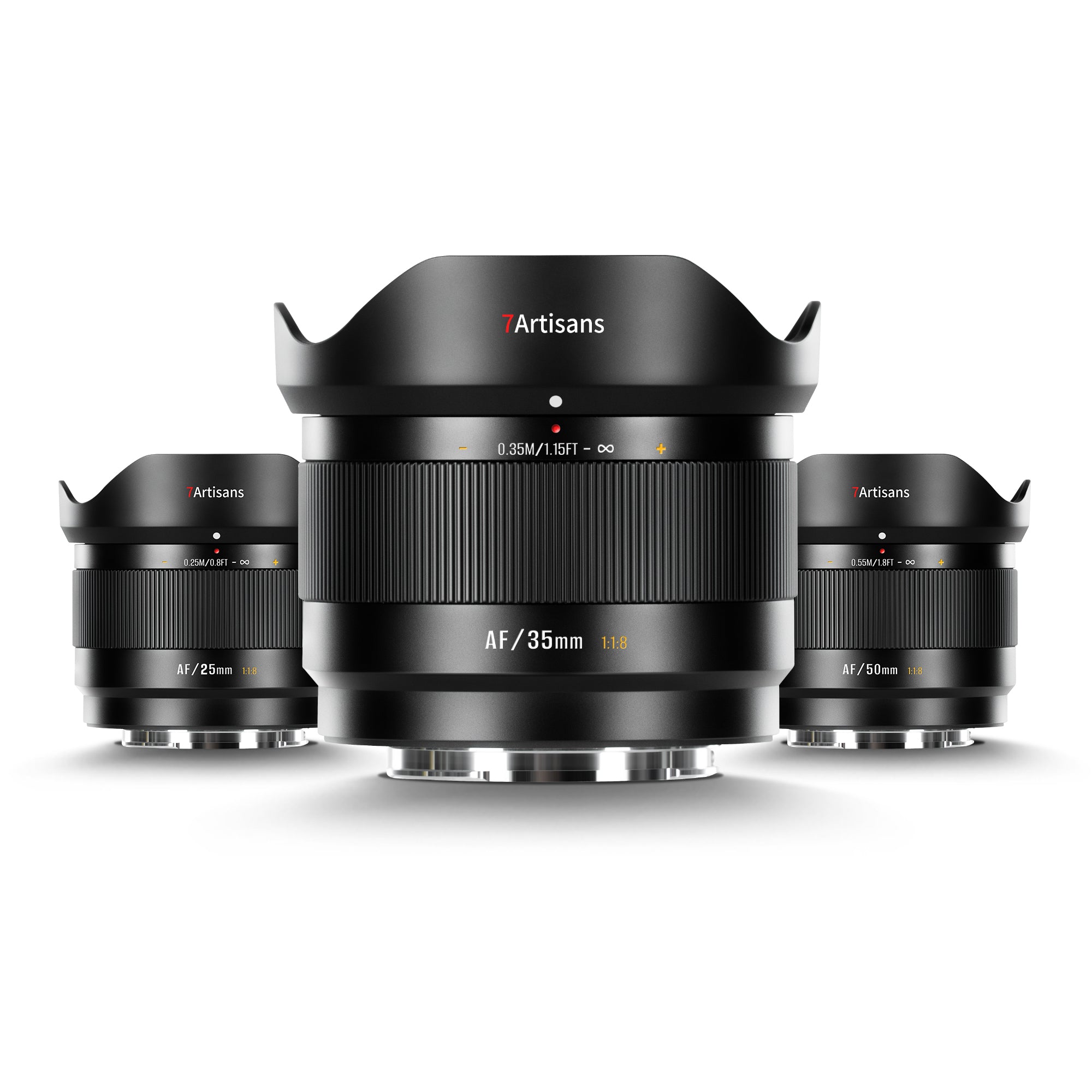 レンズ 50mm F1.8 APS-C AF 25/35/50mm F1.8 APS-C Lens for E/FX – Official 7Artisans Store