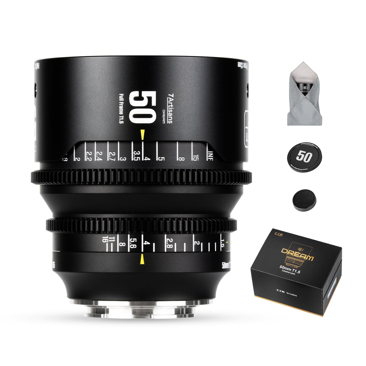 MF 35mm/50mm/75mm T1.5 Full Frame Cine Lens for E/L/Z/RF