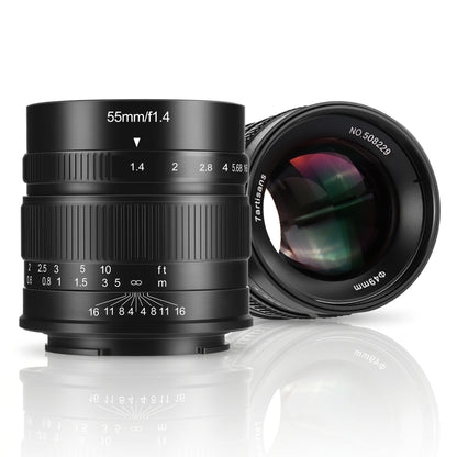 MF 55mm f/1.4 APS-C lens for FX