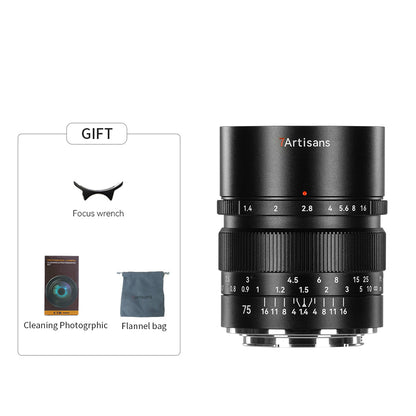 75mm f/1.4 Full-frame Lens for Sony E/Canon EOS-R/Nikon Z/ Panasonic L LUMIX S