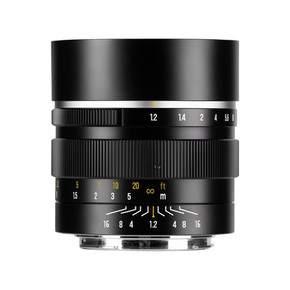 MF 50mm f/1.2 APS-C Lens for Sony E/Fuji X/Nikon Z/Panasonic/Olympus M43