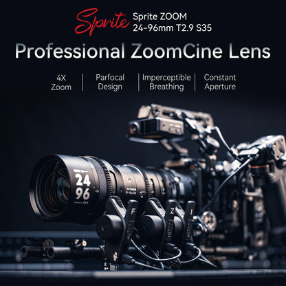 24mm-96mm T2.9 S35 Cine Zoom Lens for PL/EF